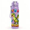 1PC It Is My 6th Birthday Dragon Splash 750ml Color Plastic Water Bottle Leakproof Flip Straw Lid For Sports Office Home Use