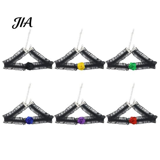 Atmospheric Photo Hairband Halloween Spider Web Headband, Black Lace Choker Collar with Rose, Adults Teenagers Costume Accessory for Women Girls,