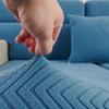 Sofa cushion cover, fleece jacquard sofa cover, all-season universal pet anti dirt, convenient installation 1/2/3/4/L PC