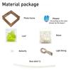 DIY Wooden Photo Frame Tulip Flower Sea Home Decoration Ornaments Atmosphere Lights Valentine's Day Mother's Day Birthday Gifts