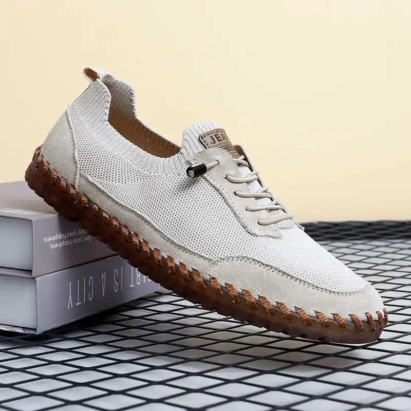 Fashion Short Elastic Laces Men's Sports Shoes Size 46 Casual Tennis For Men Sports Sneakers Men Red Loafers Basquet