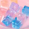 Transparent Squeeze Toy Square Ice Cube/Cat Paw Squeeze Ball Sensory Toy Small Stress