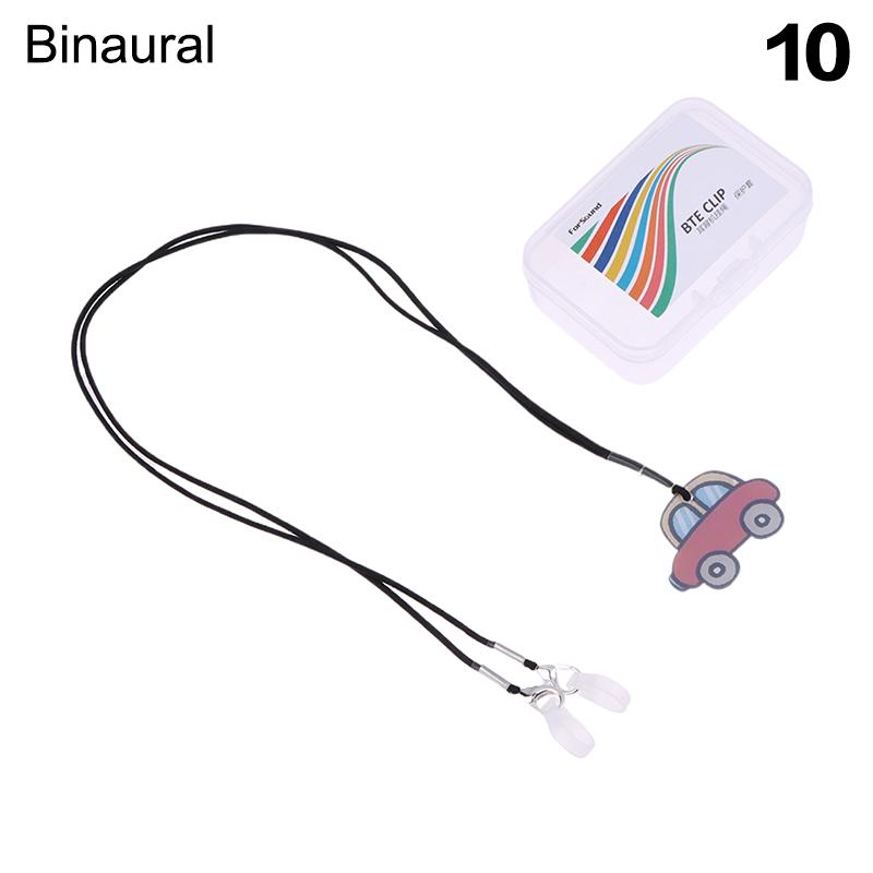Clip Porta Clip per Apparecchi Acustici BTE alla Moda a Cartoni Animati per Bambini Bambini Anziani Anti Perdita Cordino/Laccetto per Apparecchio Acustico Singolo/Doppio Orecchio