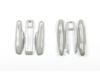 Matte Gray Key Shell for Porsche: Cayenne, Macan, 911, Panamera, 718, Taycan