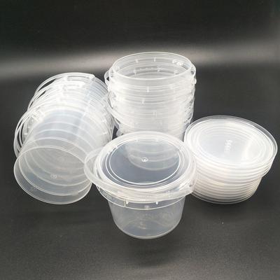Food Grade Transparent Ice Cream Storage Bucket 2L Plastic Hand Bucket with Lid Kitchen Household Storage Tank