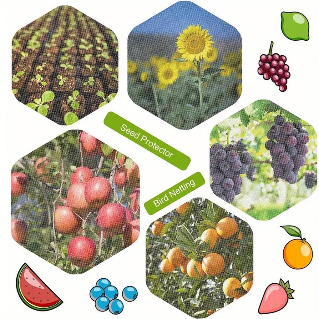 PE Encrypted Mesh Tear Resistant Corrosion Resistant UV Vegetable Pest And Plant Net