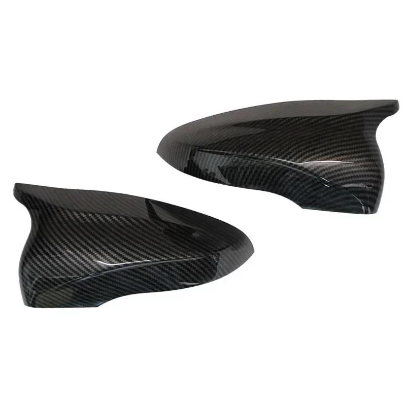 2x Carbon Look Side Wing Mirror Cover For VW For Volkswagen Golf 6 MK6 GTI GTD 2009-2013 Side Rear View Mirror Cap Cover