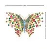Vintage Delicate Shiny  Colorful Butterfly Brooch Elegant  Insect Pins Women'S Clothing Decoration Jewelry Gifts