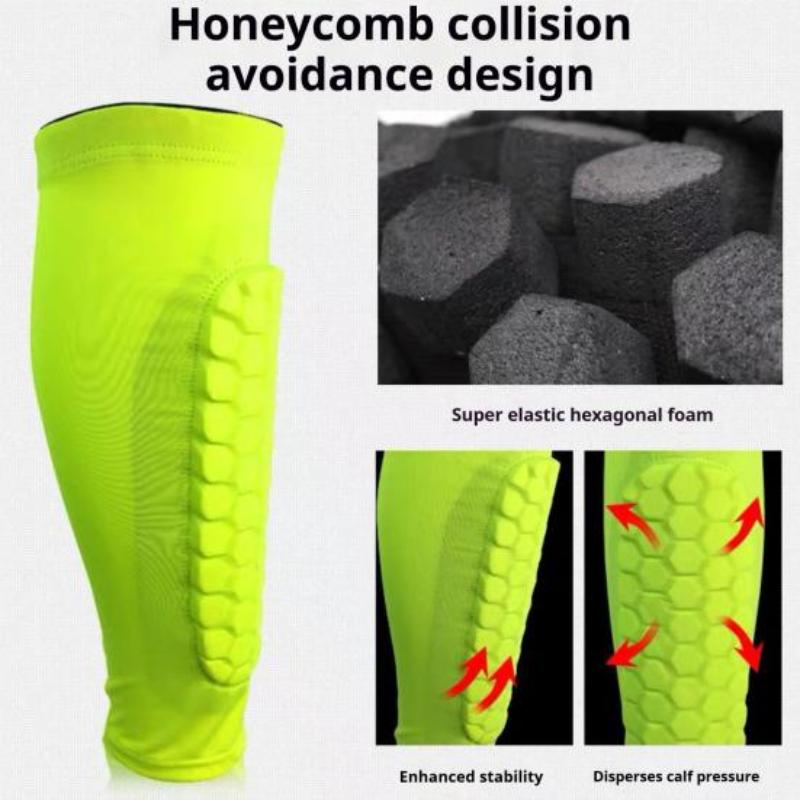 1 Pc Soccer Shin Guard for Kids Youth Adult Calf Compression Sleeve