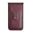 Pu Leather Waist Bag Holster Compatible With Mobile Phone Under 6.5 Inch, Belt Clip Holster Phone Cover With Hook Clip-Red