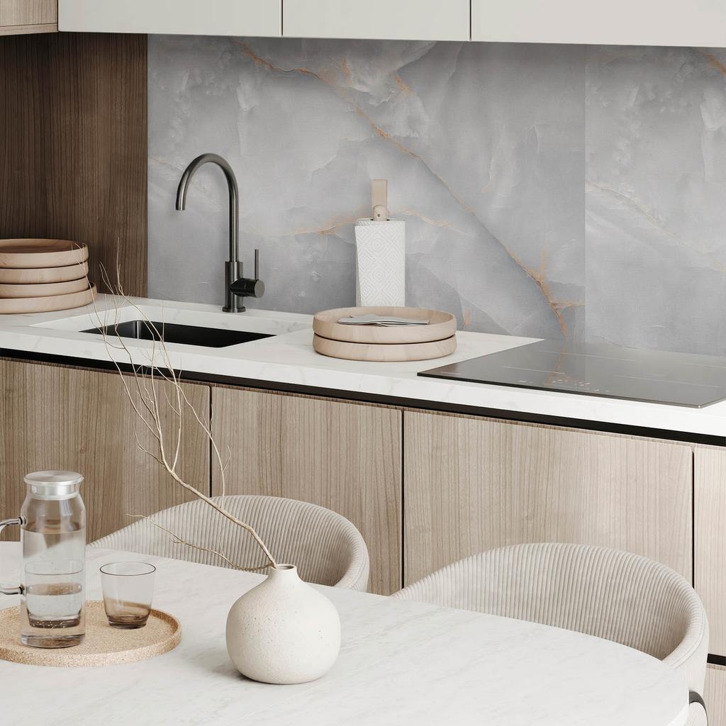 Self-Adhesive Vinyl Printed Panel 120x60 cm Elegant Marble Pattern