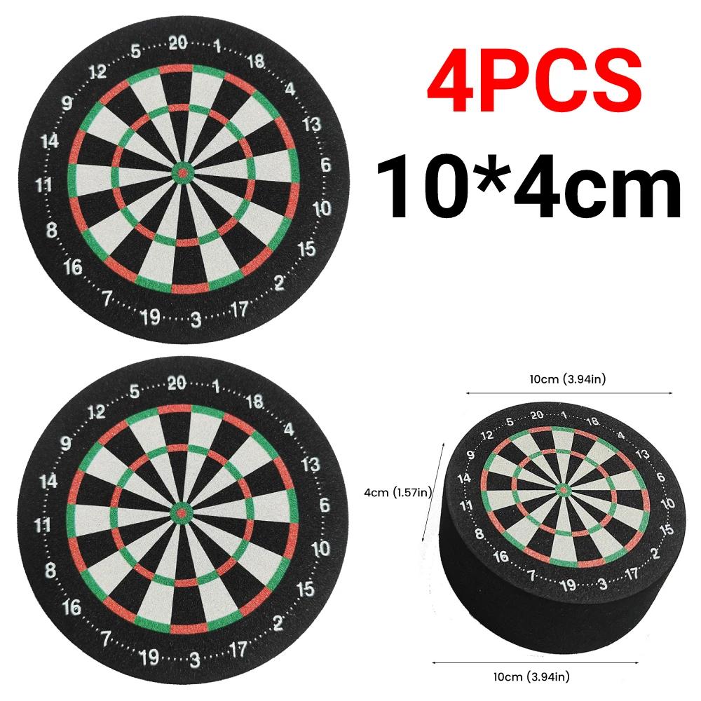 6/4/2PCS Portable Mini Darts Base Station EVA Foam Dart Stand Dartboard 10cm Dart Holder Stand for Outdoor Family Party Games