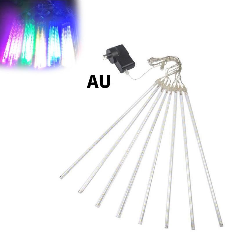 Meteor Shower Star Rain Lights 30cm 8 Tubes Falling Christmas Outdoor Party Tree
