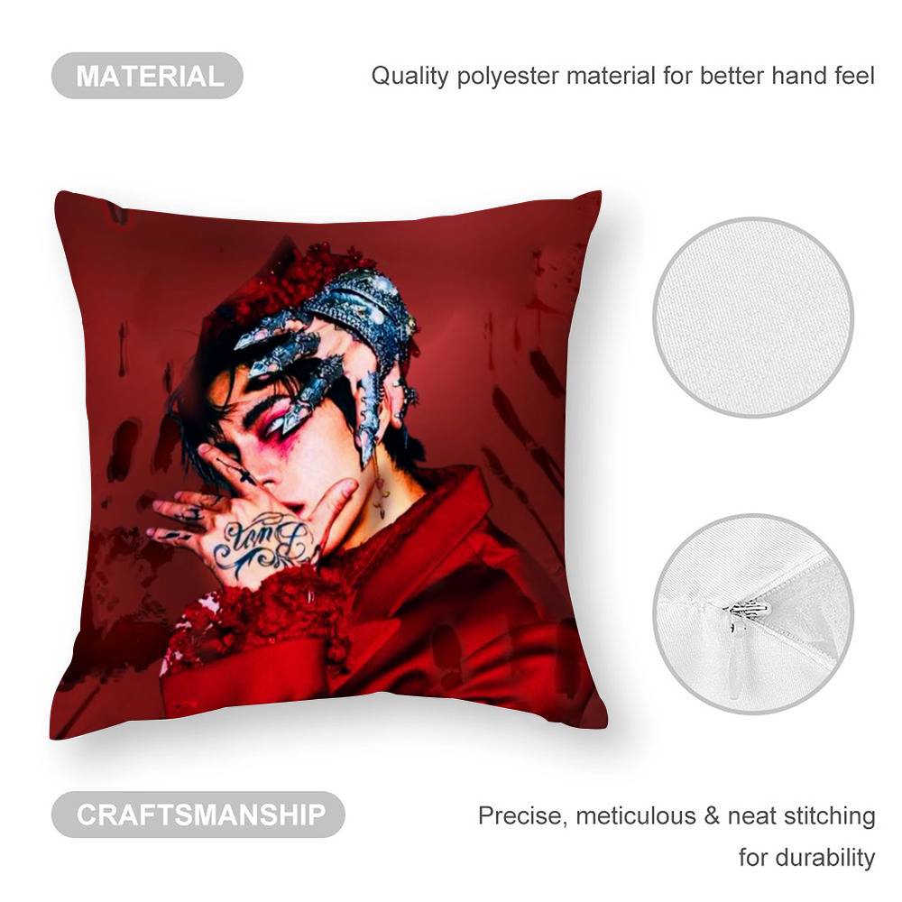 Singer D-DPR Ian Saint Pillow Case Sofa Living Room Bedroom Double-sided Printing Square Cushion Nap Time Pillow Case