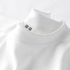 Velvet Base Shirt For Men Autumn And Winter Warm Long Sleeved Top Light And Warm Inner Layer Base T-shirt
