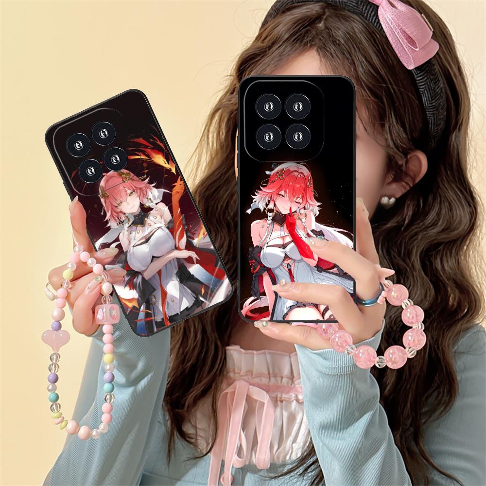 Wuthering Waves Changli Phone Case for Xiaomi 15 14 13 12 Mi 11 T Ultra Lite Pro S X 5G Colour Printing Protective Luxury Pretty