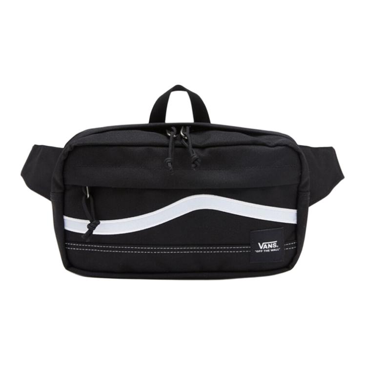 

New Vans Nylon Fabric Fanny Pack Regular Unisex Black White VN0A4RWYY281 27.9*7.6*15.0CM