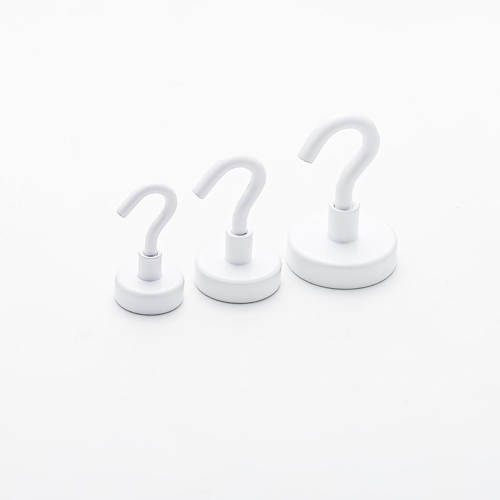 No-Trace, No-Drill Multifunctional Magnetic Hooks for Storage