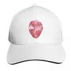 Heart Baseball Cap Quick Dry PerforUnisexce Cotton Twill Breathable Contrast Two Tone Brim