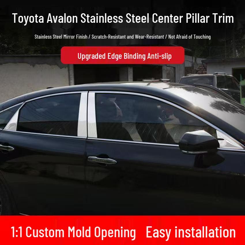 Toyota Avalon Stainless Steel Window Trim - Exterior Decoration Strip