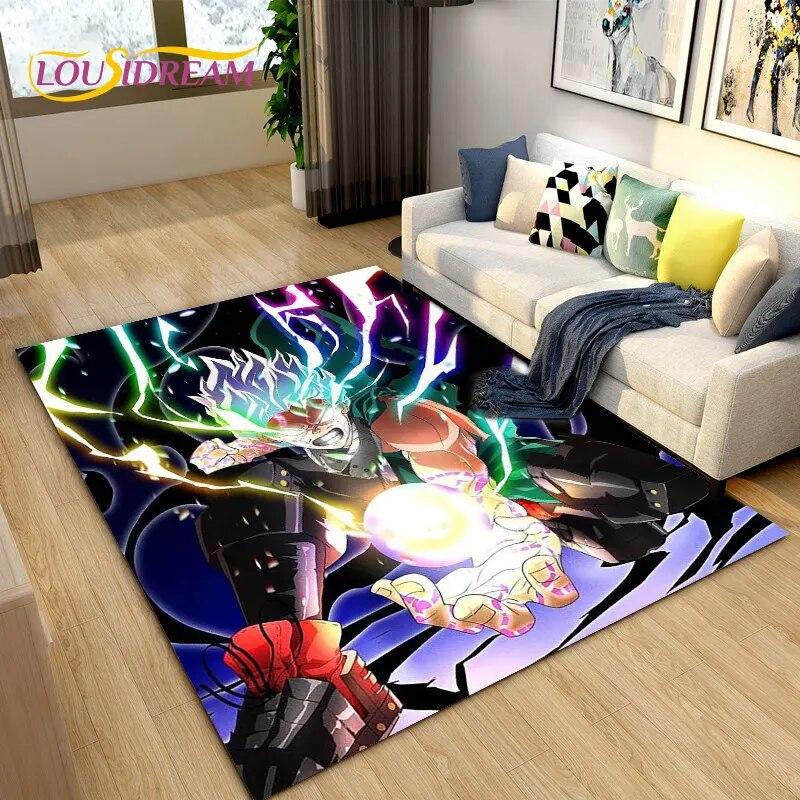 My Hero Academia, Japan Anime Area Rug,Carpets Rug for Living Room Bedroom Sofa Doormat Decoration,Kids Play Non-slip Floor Mat