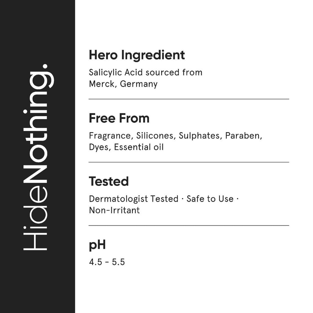 Cleanser with Salicylic Acid and Lipohydroxy Acid 02% (100 Ml), Salicylic Acid + LHA 02% Cleanser, Minimalist