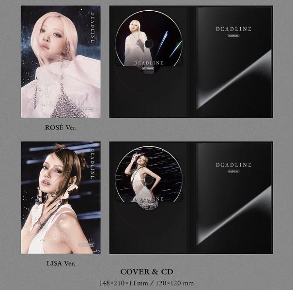 BLACKPINK - 3. Mini-Album [DEADLINE] (SILBER Version) + Zufällige Fotokarte (1 von 4) + Zusätzliches zufälliges Geschenk