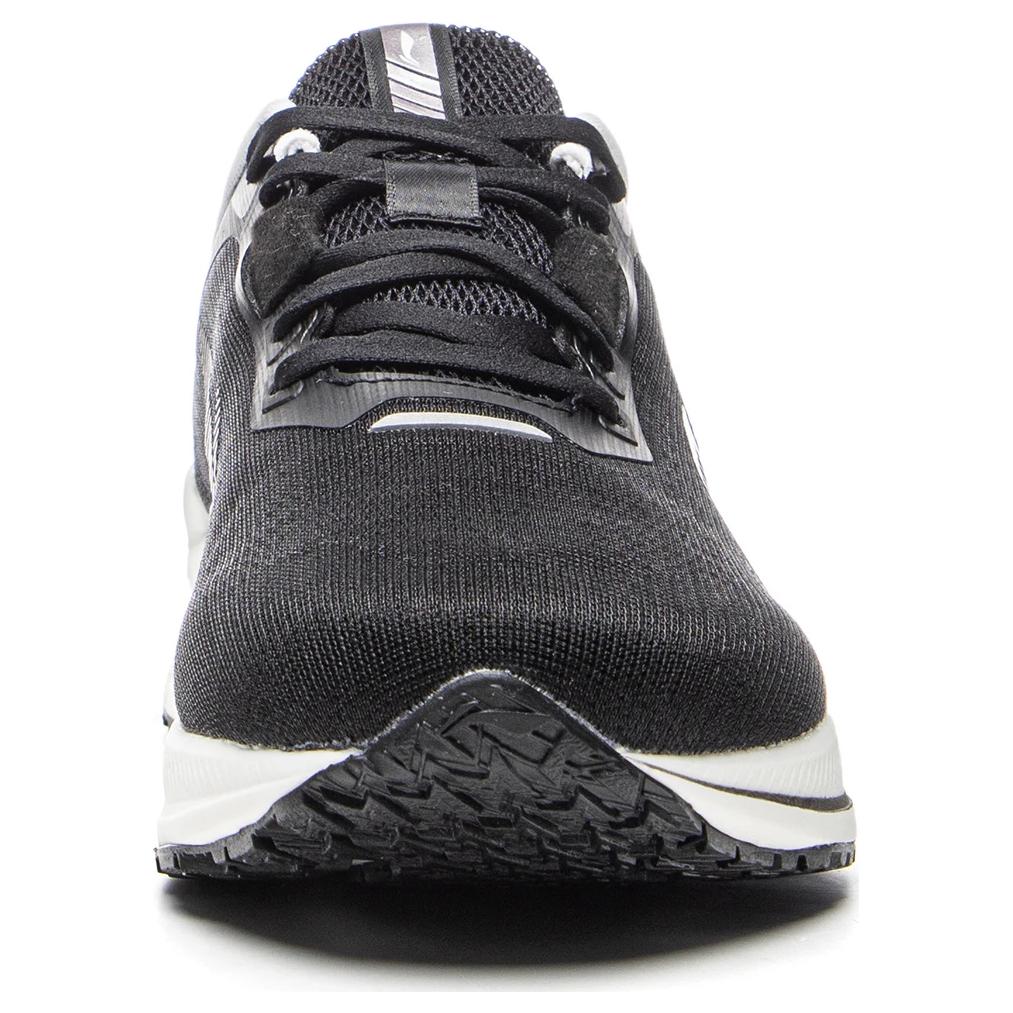Li-Ning Versatile Comfortable Non-Slip Shock Absorbing Support Low-Top Casual Running Shoes Women sneaker Black ARBU006-4