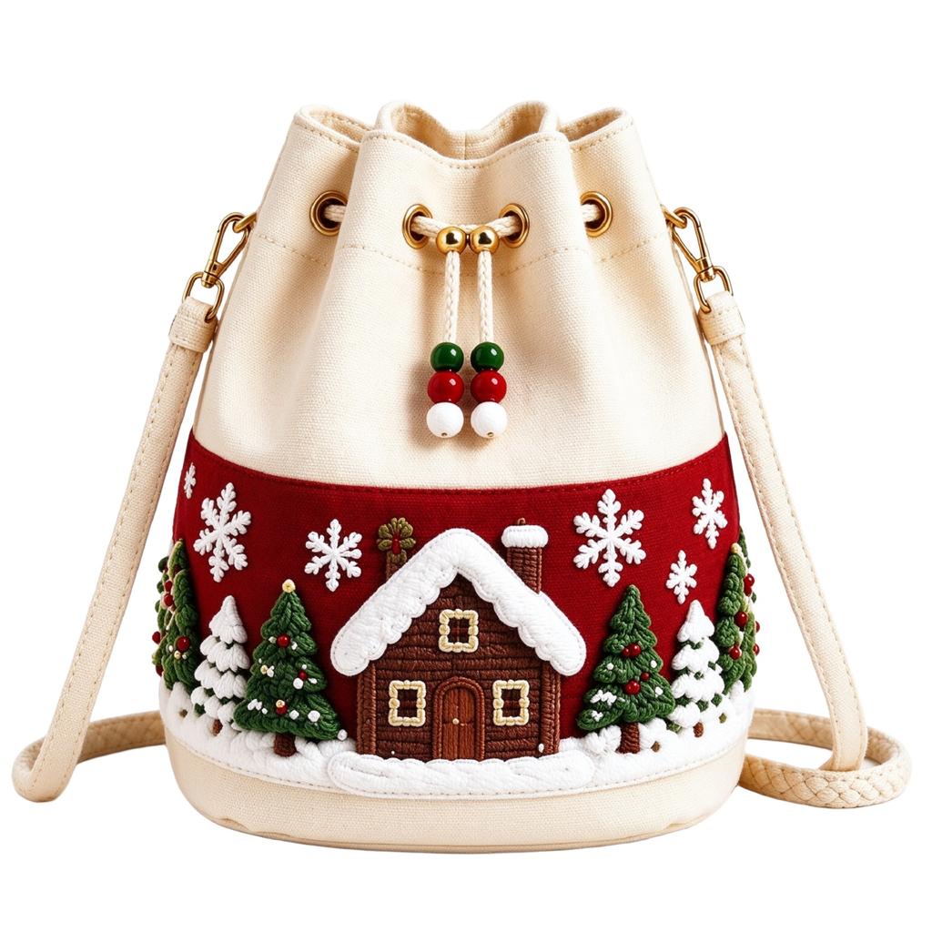 Gehäkelte Crossbody-Tasche für den Urlaub, Kleine gestrickte Geldbörse für festliche Outfits und den Alltag