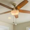 2pcs Ceiling Fan Pull Chain Beaded Ball Extension Chains With Light Bulb Fan Pulls Set With Connector Ceiling Light Supplies