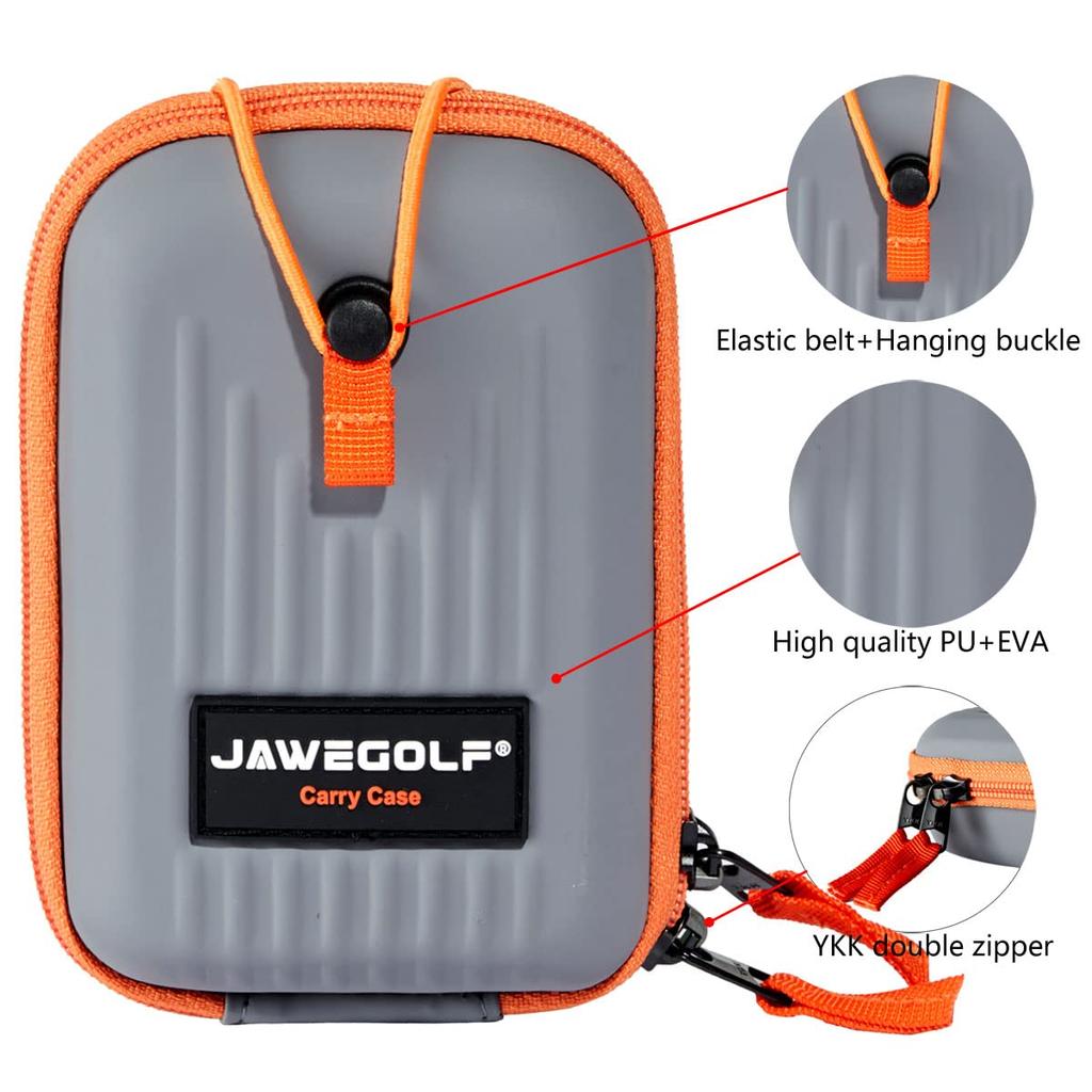 JAWEGOLF Golf Laser Distance Meter Range Finder Hard Case EVA Storage Box Storage Bag Carrying Case Z80 Z82