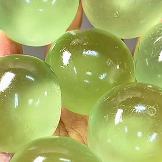 1/3/4Pcs Coconut Oil Stress Ball Slow Rising Stress Relief Clear Ball Squeeze Toy Non-Sticky Improving Focus Relaxation Stretchy Ball Sensory Toy