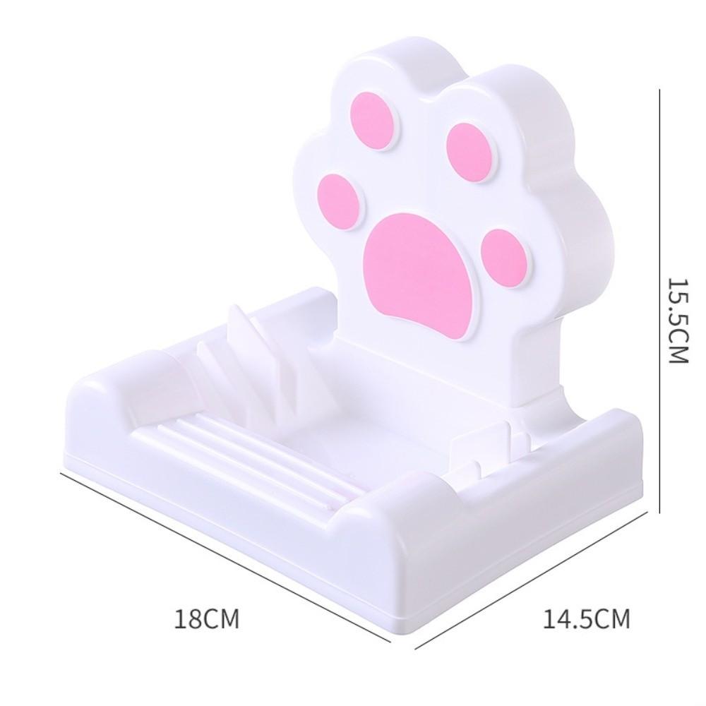 

Cat Palm Shaped Spoon Holder Organizer Decorative Tableware Storage Rack Pot Lid Stand Kitchen білий