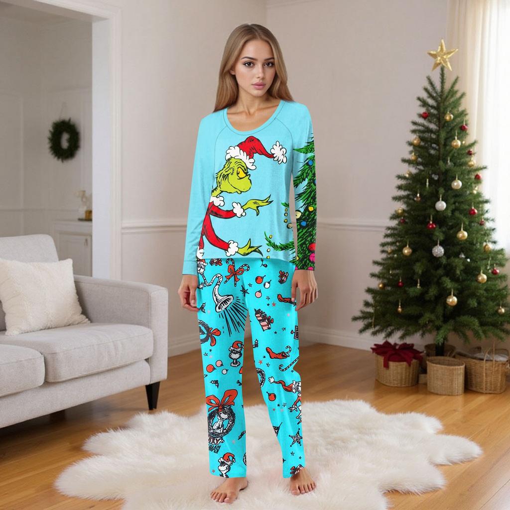 Passende Familiensets mit Weihnachtsmotiven, Langarmshirts und Hosen