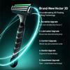 Gillette Vector 3D Razor for Men with Ultra Thin 3 Layer Sharp Shaver Replace Refills 1handle 4 Blades