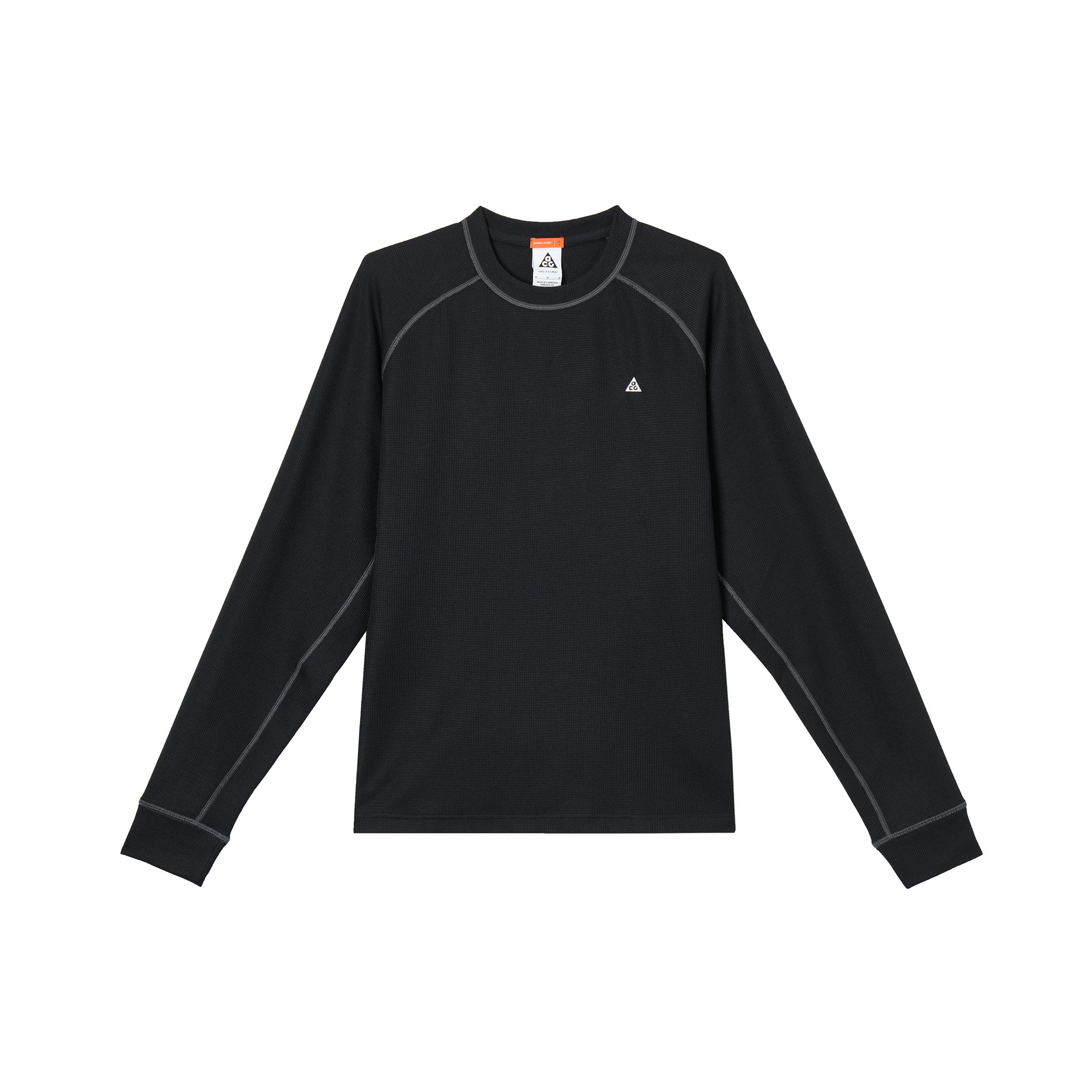 Мужская спортивная футболка с длинным рукавом Nike ACG Series DFADV Chinati LS BSLY Логотип Круглый вырез HV0586-010 M
