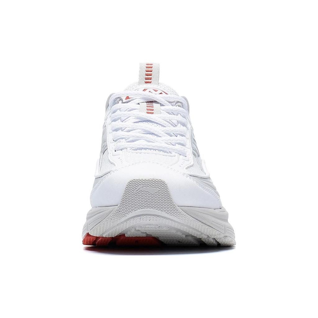 New LiNing Comet LITE LITE Anti Slip Wear Resistant Low Top Casual Shoes Women's White Red AGCT236-3