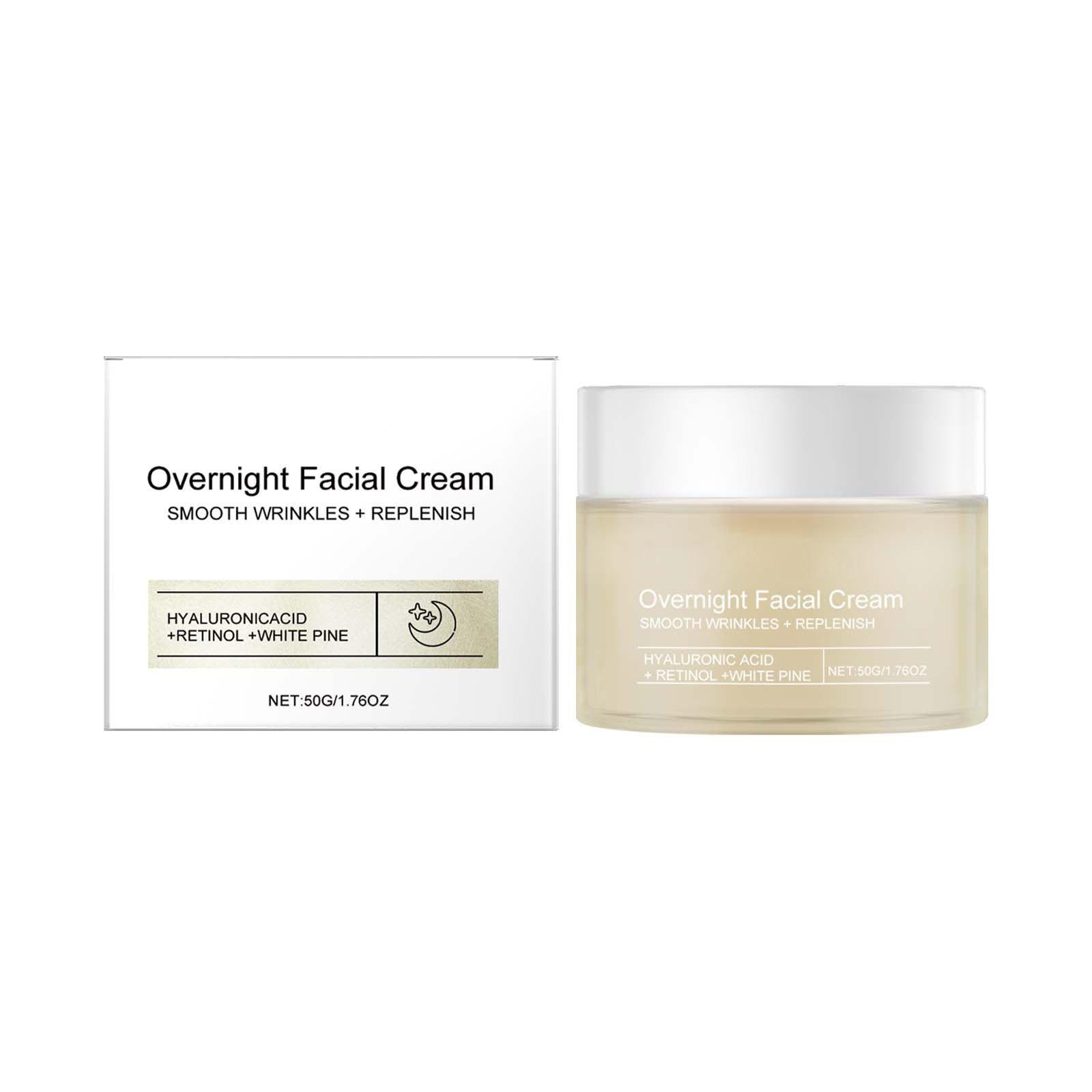 

Увлажняющий ночной крем 50 г Увлажняющий Уход за лицом Осветляющий Мягкий Питательный Увлажняющий Крем