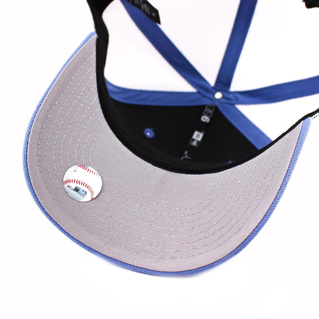 New Era 9SEVENTY Stretch Mesh Snapback Cap, Los Angeles Dodgers MLB City Connect, Light Blue, Los Angeles Dodgers [Imported]