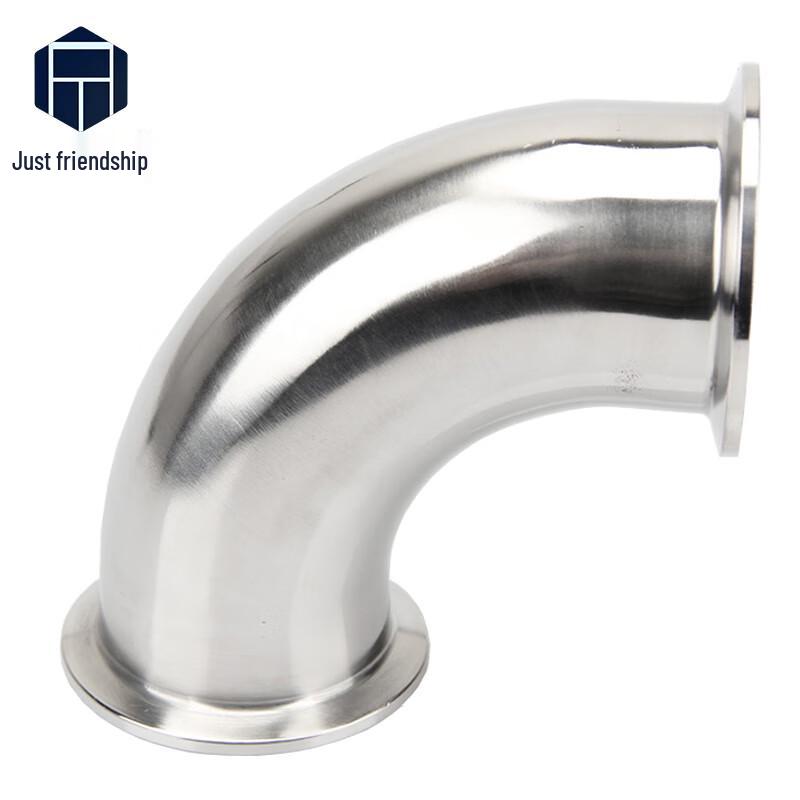 Zhengqiyi LT-04 304 Stainless Steel Quick Clamp Elbow Pipe Fitting