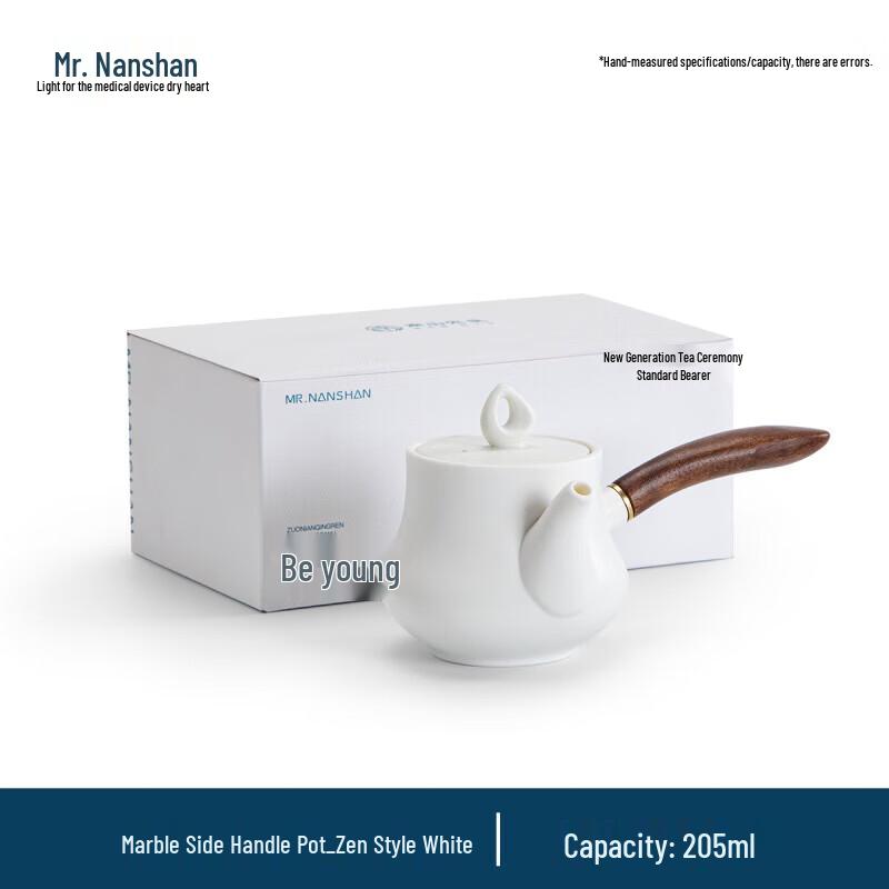 Nanshan Gentleman Gongfu Ceramic Side-Handle Teapot