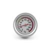 Motorcycle Fuel Tank Cap with Oil Temp Gauge (0-200℃), M20x1.5/M20x2.5, Black/Silver.
