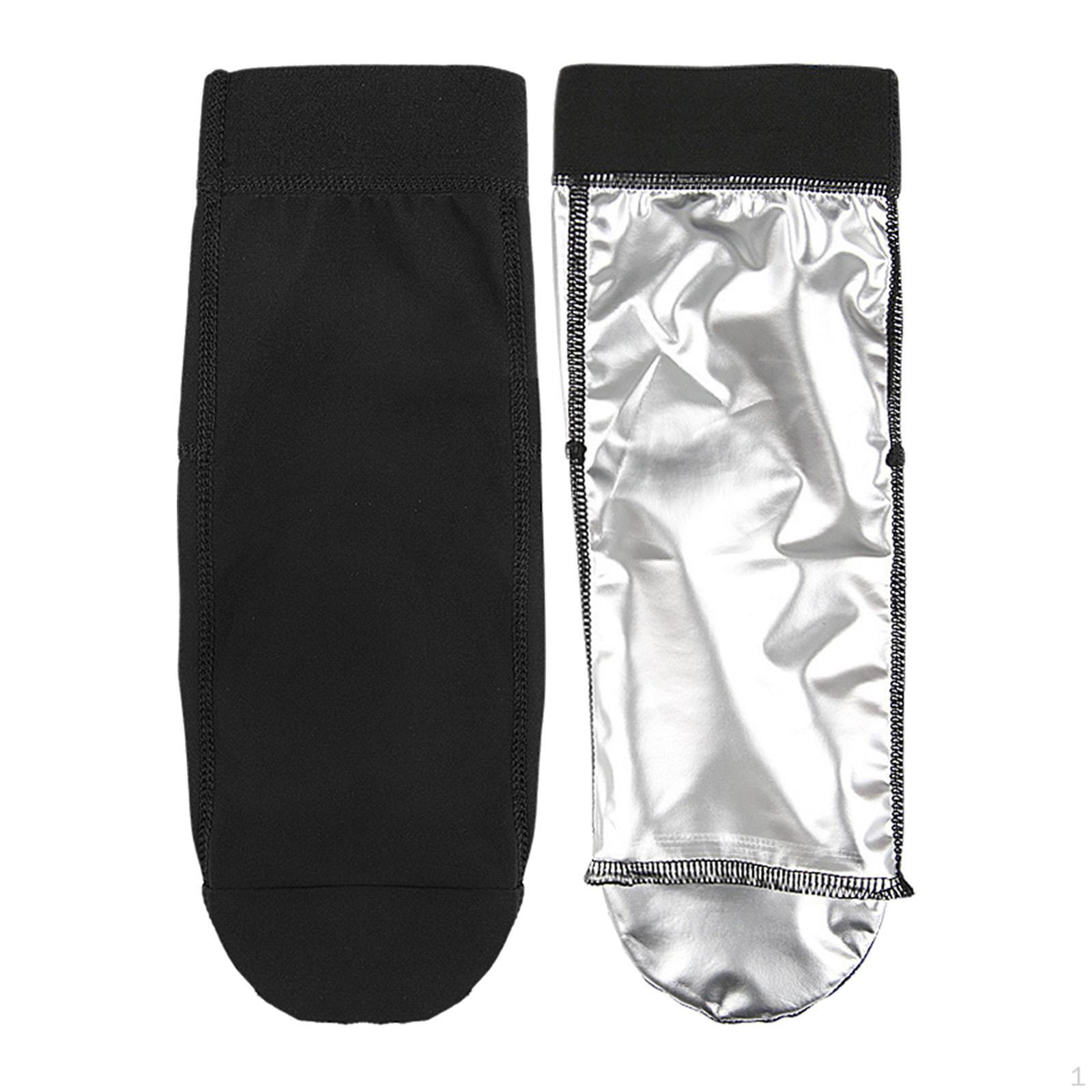 

1 пара носков для сауны, противоскользящие, премиальный уход за ногами для мужчин и женщин, прочные рукава серебряный