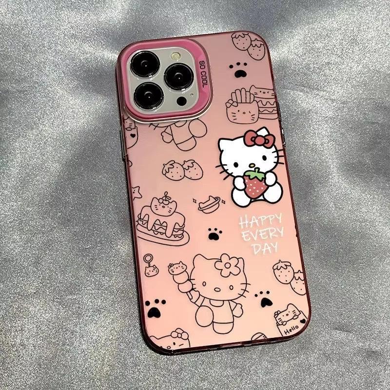 Sanrio Hello Kitty Case for Apple 16 Pro Max, New 14 Plus, Creative 15 Pro Cross-border 12X.