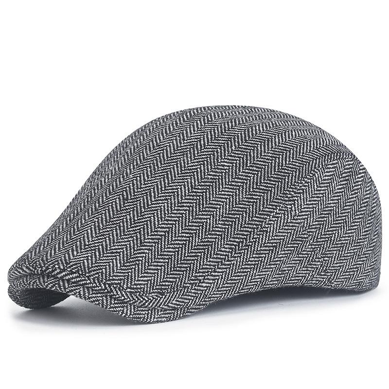 Retro pánská newsboy čepice podzim zima rybí kost kachní zobák klobouk tvídová plochá kšiltovka baret dámský malířský gatsby řidičská čepice