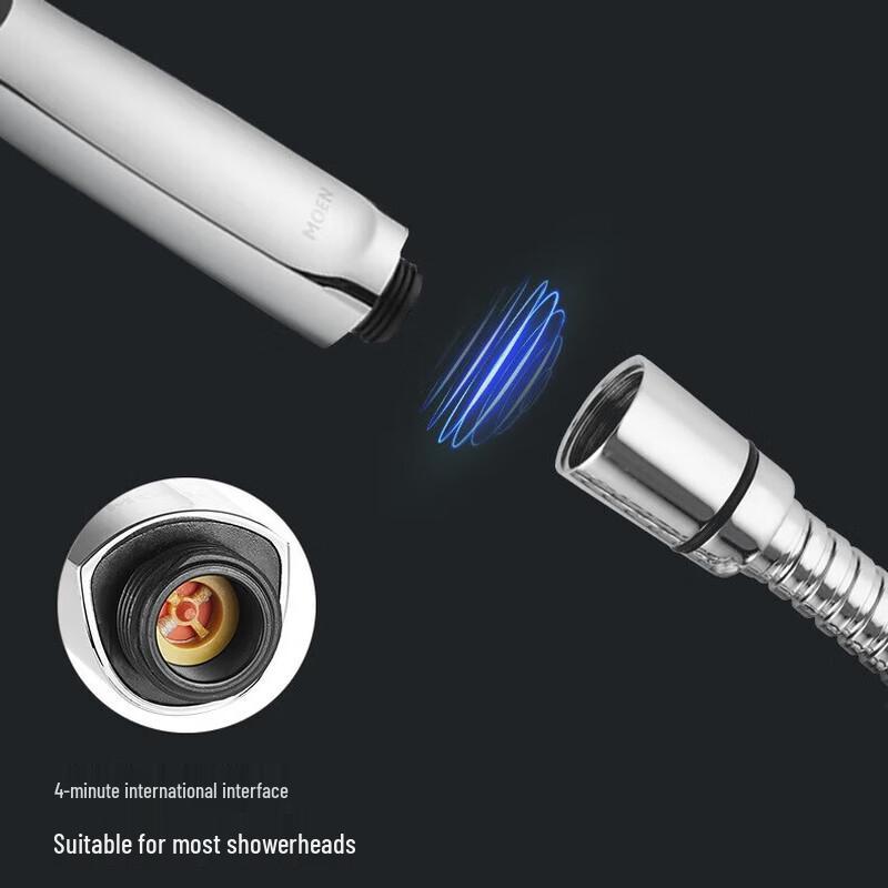 Moen Handheld Showerhead with Multi-Function Pressurized Spray