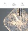 Minimalist Italian Crystal Bedside Pendant Light - Luxury Small Bedroom Accent