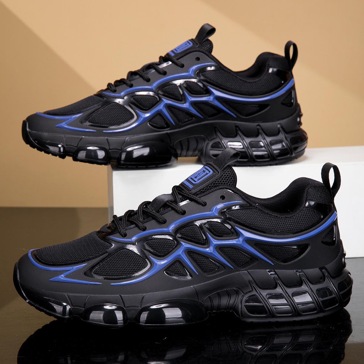 

New mesh breathable casual sports shoes thick sole heightening non-slip dad shoes 39