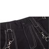 2025 Men's Hip Hop Rock Punk Gothic Pants Cotton Casual Pants Buckle Zip Chain Strap Trousers Men Streetwear Daily Cargo Pants