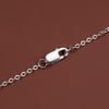 OEVAS 100% 925 Sterling Silber Echter 0,1 Karat 3mm Moissanit Kreuz Anhänger Halskette für Damen Funkelnder Party Feiner Schmuck Geschenke